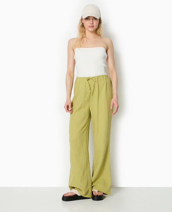 pimkie Top bustier en maille côtelée - Blanc