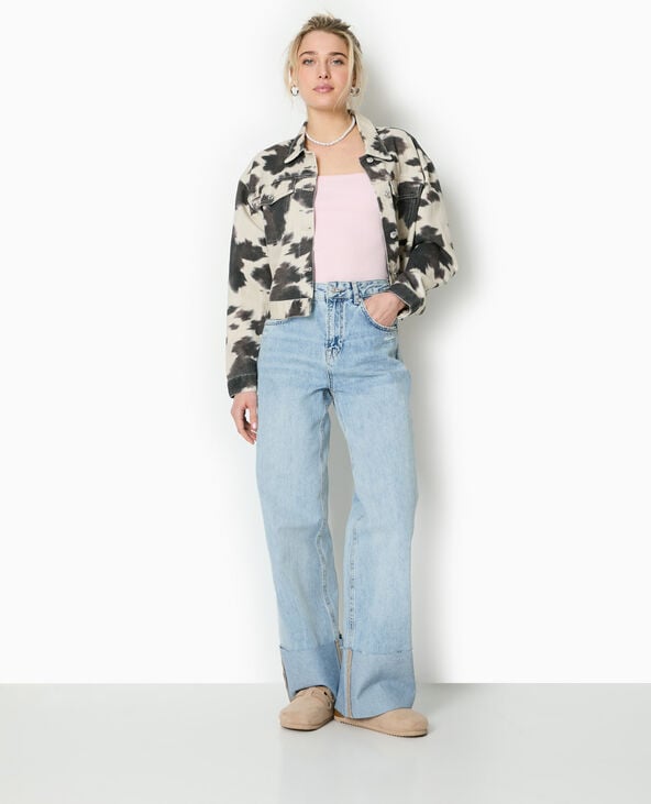 pimkie Top bustier en maille côtelée - Rose