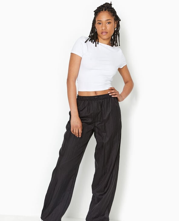 pimkie Top court avec cut out dos - Blanc