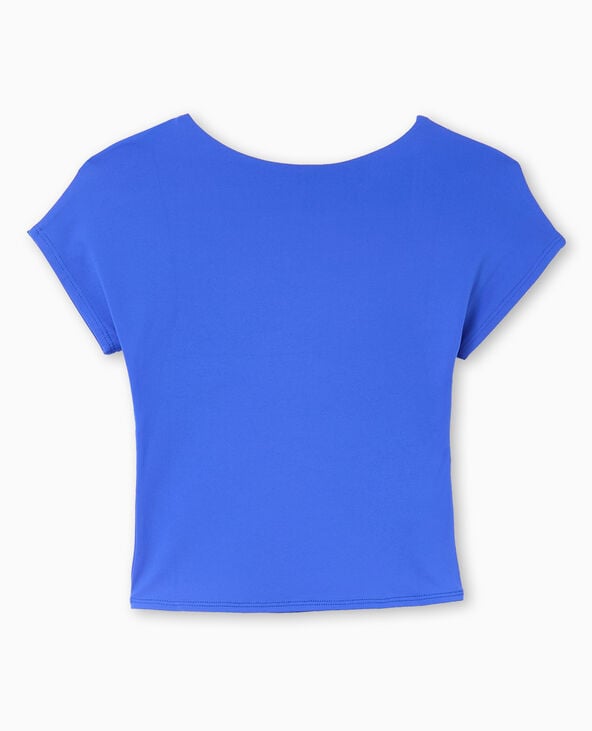 Pimkie Top Court Dos Ouvert - Bleu Marine
