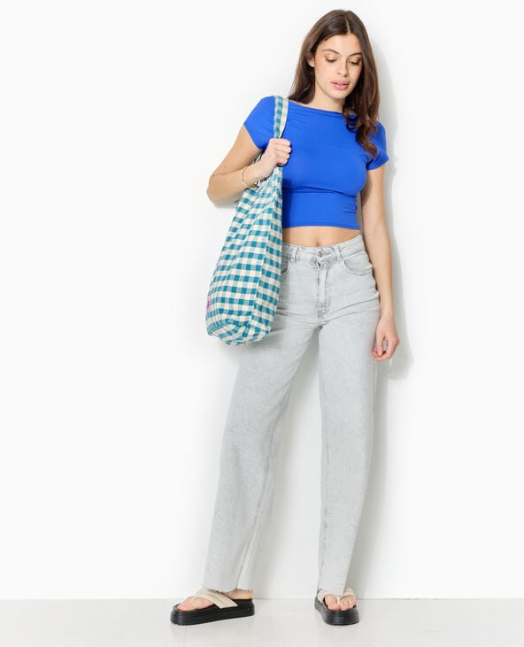 pimkie Top court dos ouvert - Bleu marine