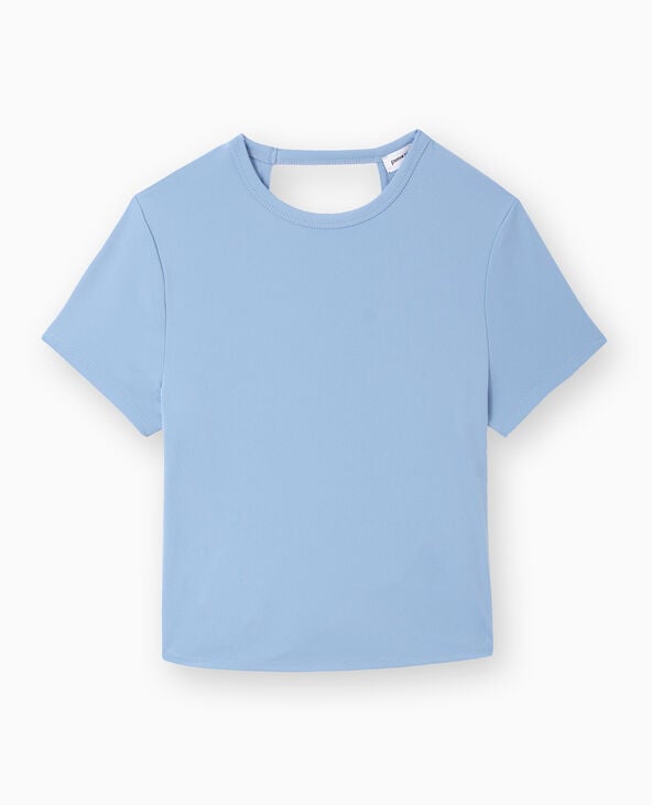 Pimkie Top Dos-nu Avec Pan Twisté - Bleu