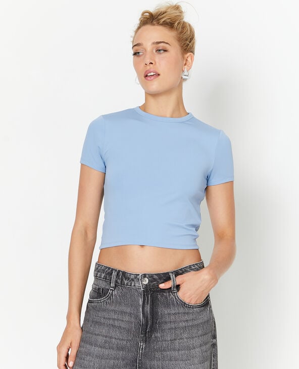 Pimkie Top Dos-nu Avec Pan Twisté - Bleu