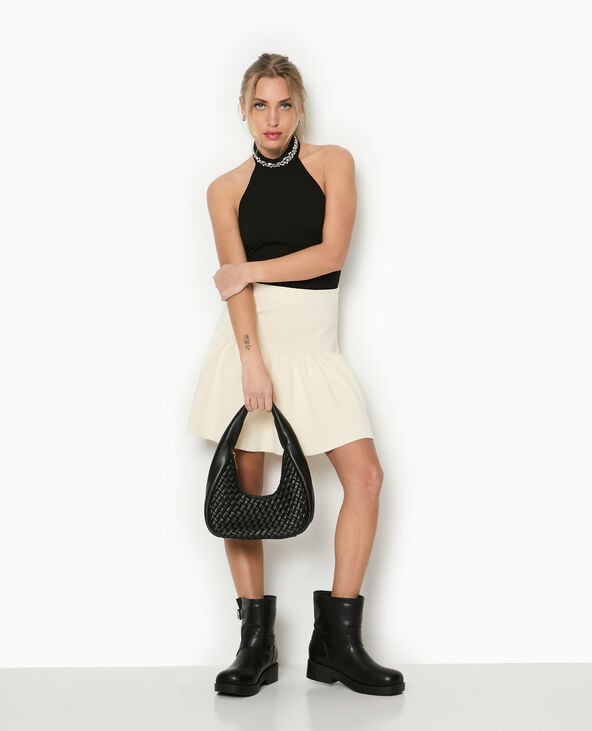 Pimkie Top Dos-nu Col Avec Brillants - Noir