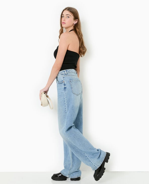 Pimkie Top Dos-nu En Maille - Noir