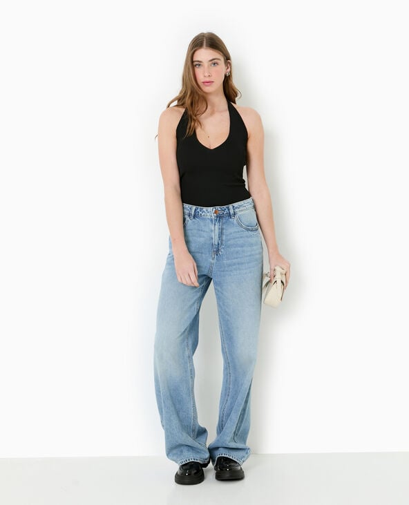 pimkie Top dos-nu en maille - Noir