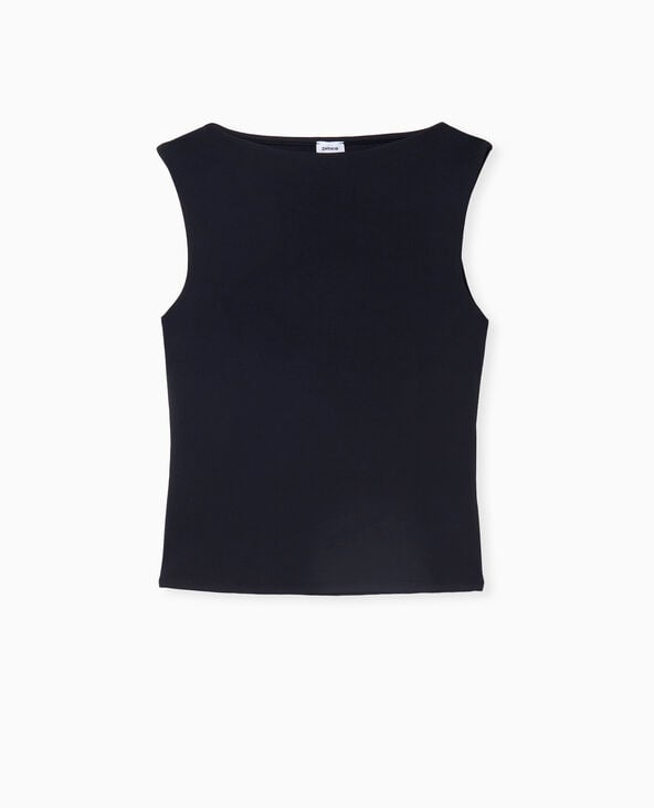 Pimkie Top Encolure Bateau - Noir