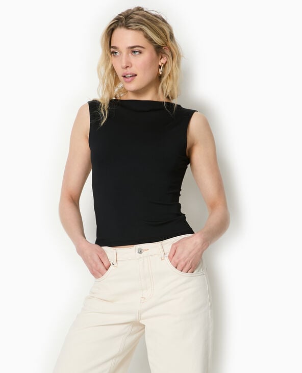 Pimkie Top Encolure Bateau - Noir