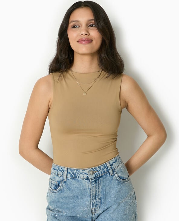 Pimkie Top Encolure Bateau - Taupe
