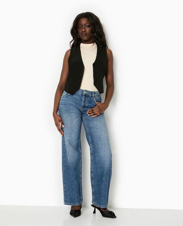 pimkie Top sans manches en maille côtelée - Beige