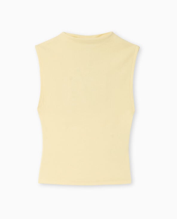 Pimkie Top Sans Manches - Jaune Pâle