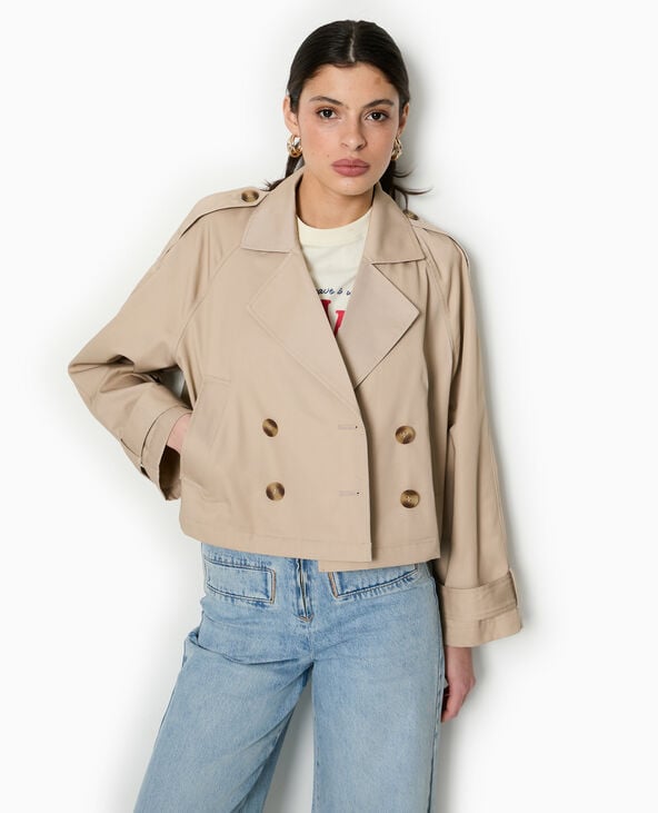 Pimkie Trench Court En Toile - Beige