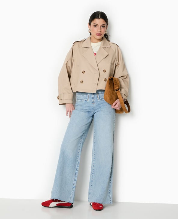 pimkie Trench court en toile - Beige