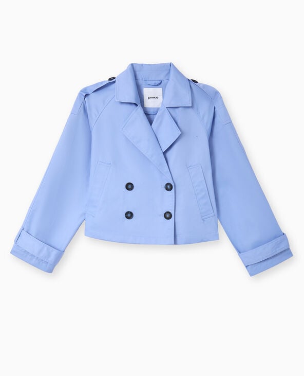Pimkie Trench Court En Toile - Bleu
