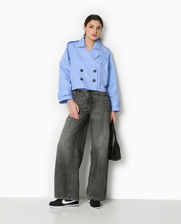 pimkie Trench court en toile - Bleu