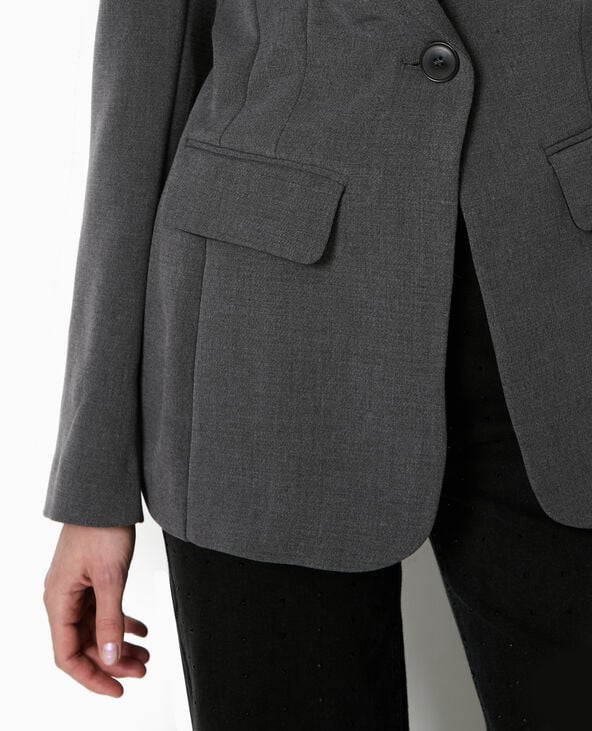 Pimkie Veste Blazer Cintrée - Gris