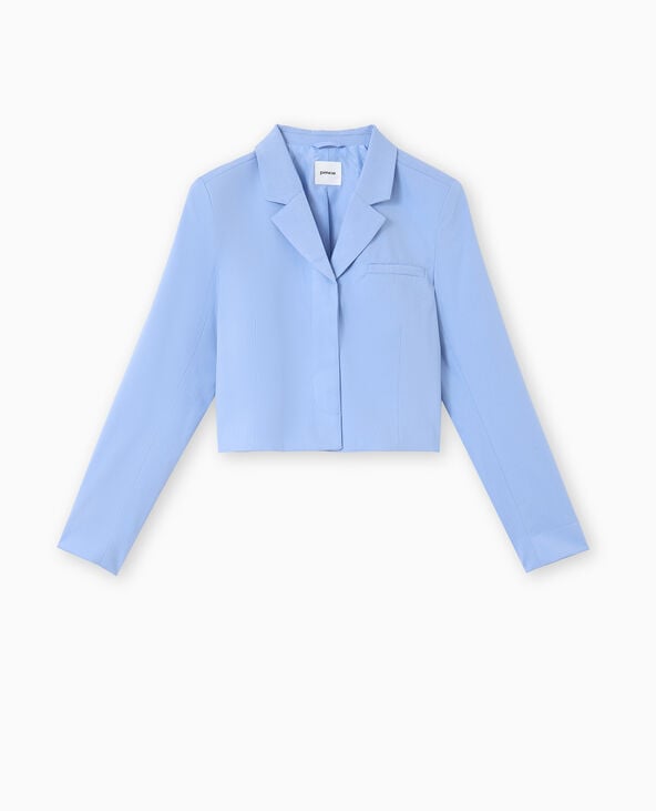Pimkie Veste Courte Avec Boutons Sous Patte - Bleu