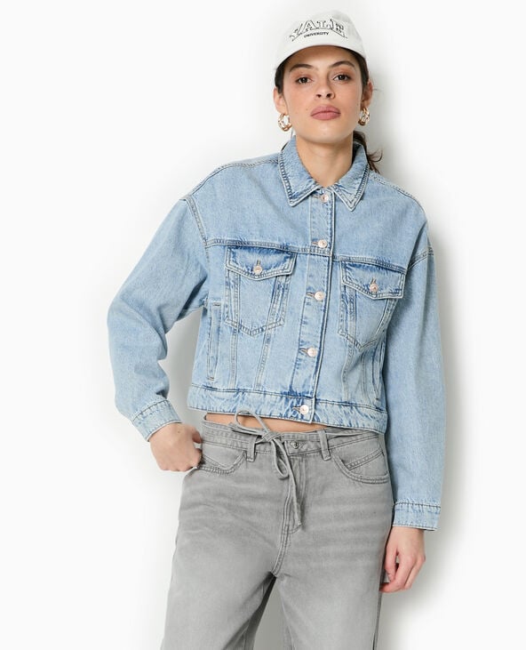 Pimkie Veste En Jean - Bleu