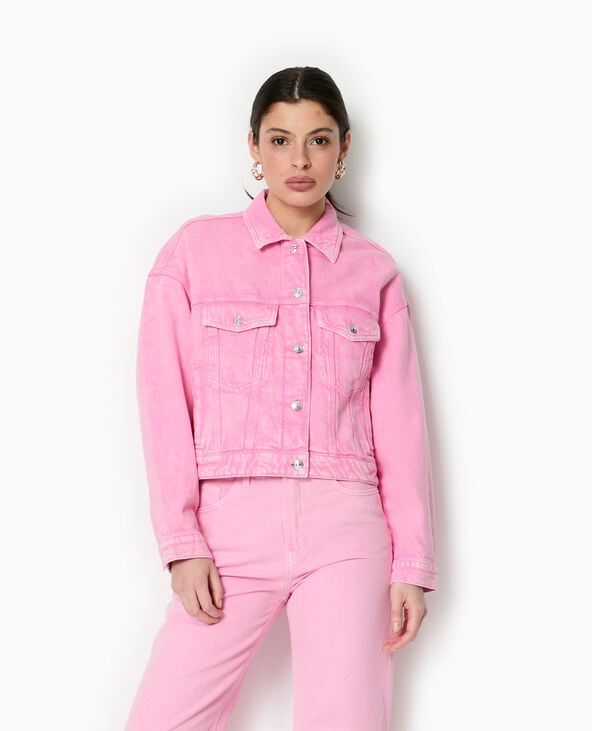 Pimkie Veste En Jean - Rose