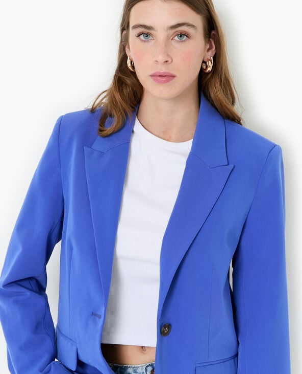 Pimkie Veste Légèrement Cintrée - Bleu électrique