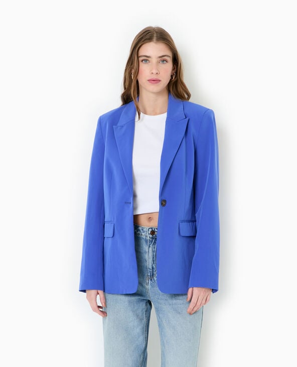 Pimkie Veste Légèrement Cintrée - Bleu électrique