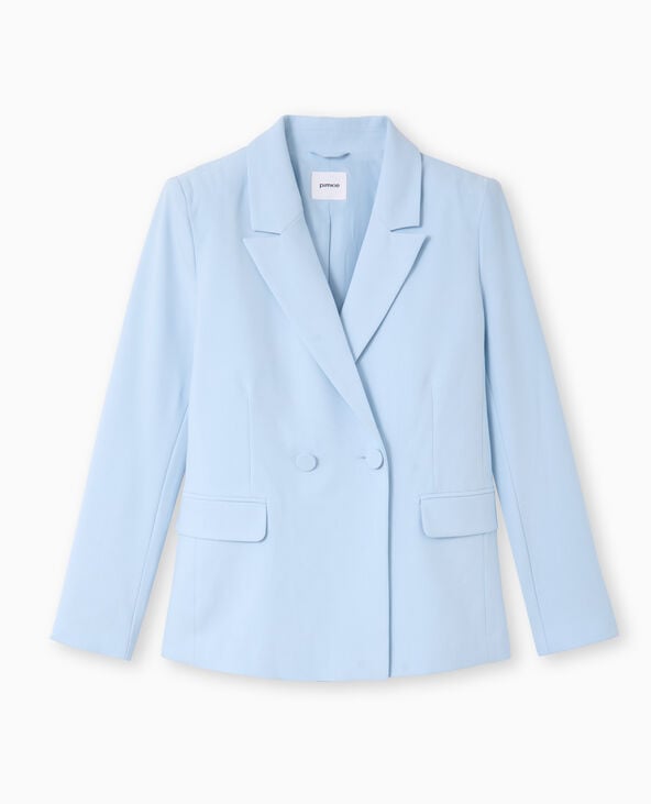 Pimkie Veste Tailleur Avec Double Boutonnage - Bleu