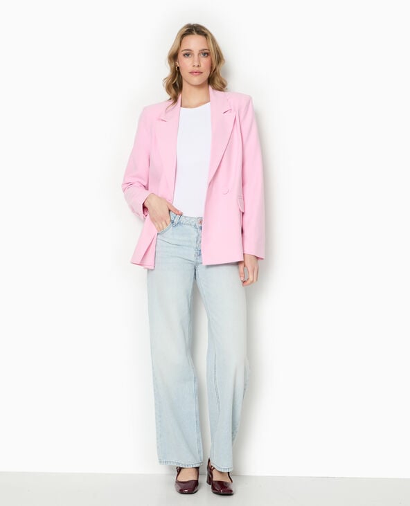 Pimkie Veste Tailleur Avec Double Boutonnage - Rose