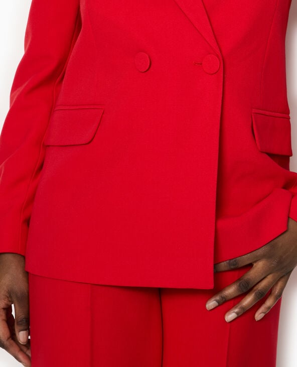 Pimkie Veste Tailleur Avec Double Boutonnage - Rouge