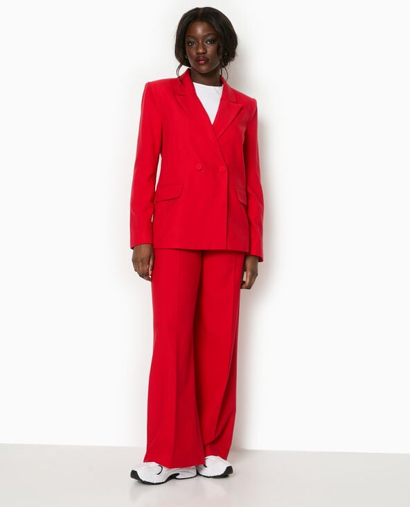 pimkie Veste tailleur avec double boutonnage - Rouge