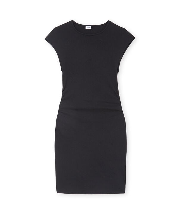 Pimkie Robe Courte Sans Manches Avec Fronces Côtés - Noir