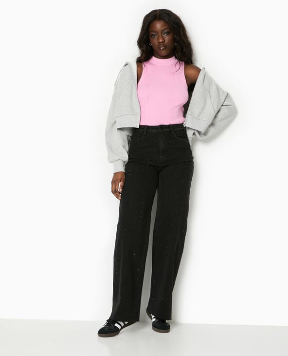 pimkie Top sans manches en maille côtelée - Rose clair