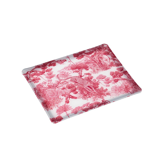 Platex Plateau Acrylique Animalia Rouge