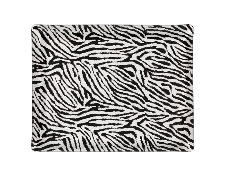 platex Plateau Acrylique Animaux Zèbre