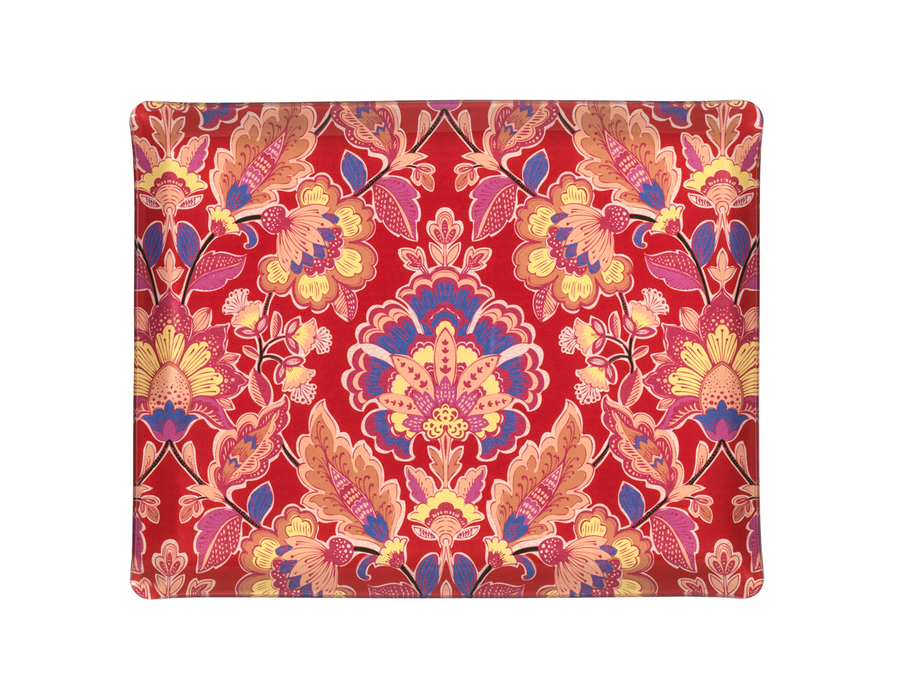 platex Plateau Acrylique Geometric Rouge