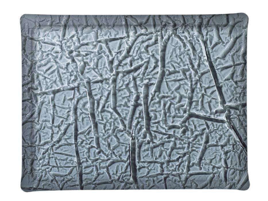 Platex Plateau Acrylique Givré Perle Noire