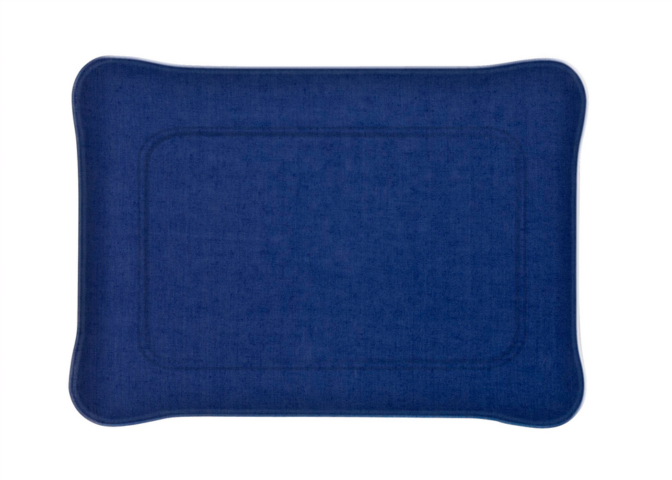 platex Plateau Acrylique Lin Bleu Marine