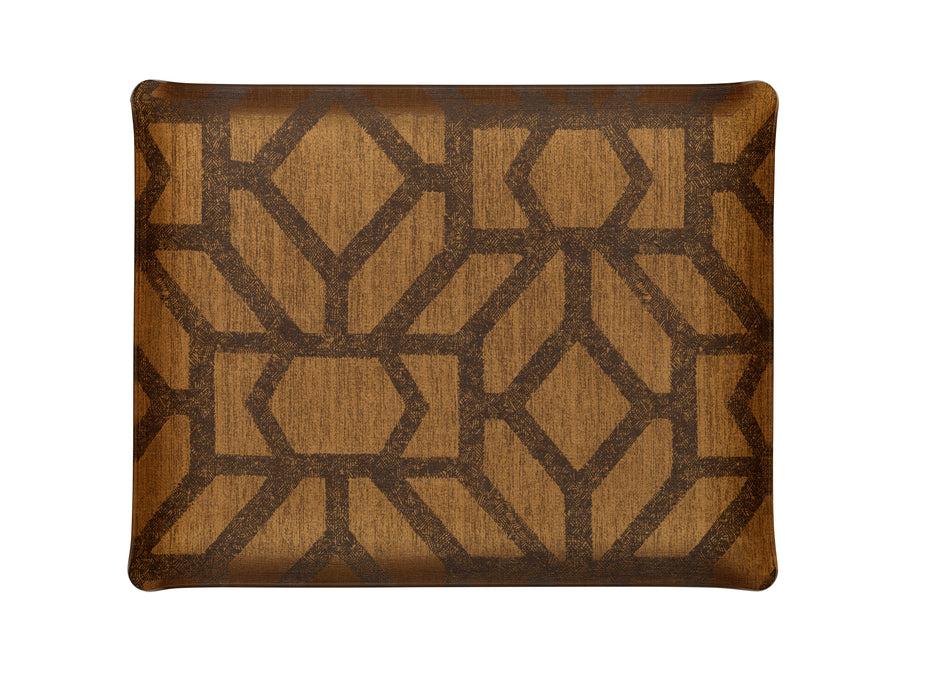 platex Plateau Acrylique Tribal Bronze