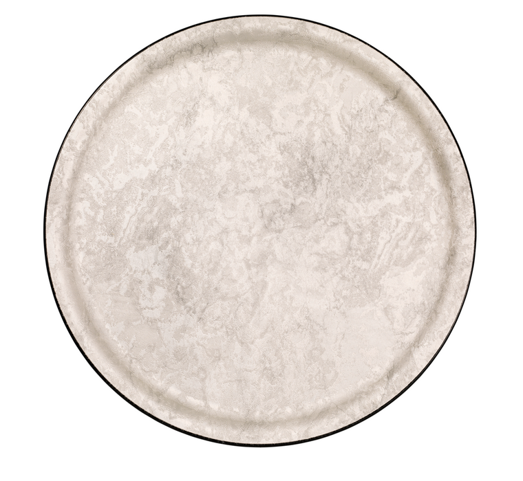 Platex Plateau Limo Marbre Argenté