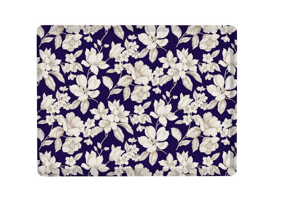 Platex Plateau Stratifié Magnolia Bleu Marine