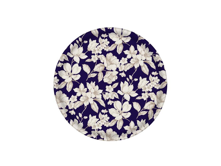 platex Plateau Stratifié Magnolia Bleu Marine