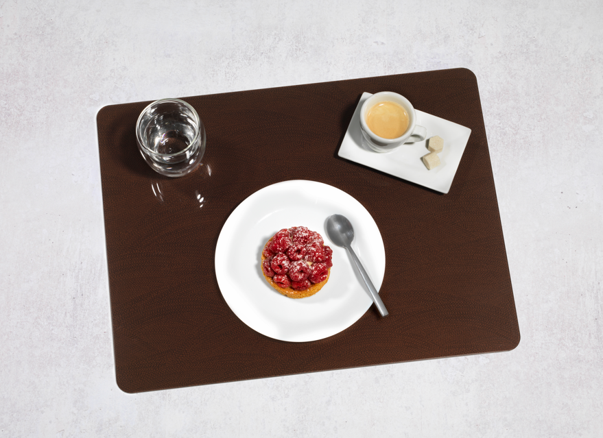 Platex Set De Table Acrylique Brush Chocolat