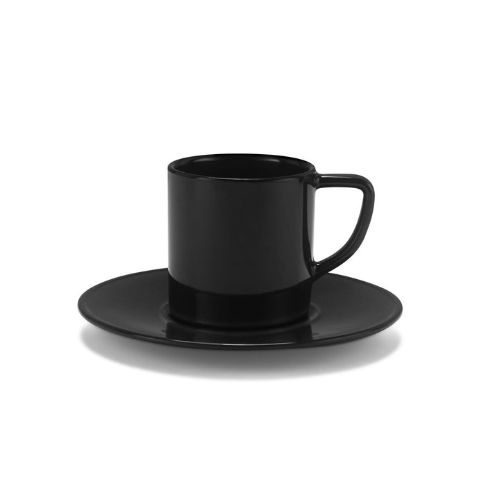 Platex Tasse Prestige Porcelaine / Noir