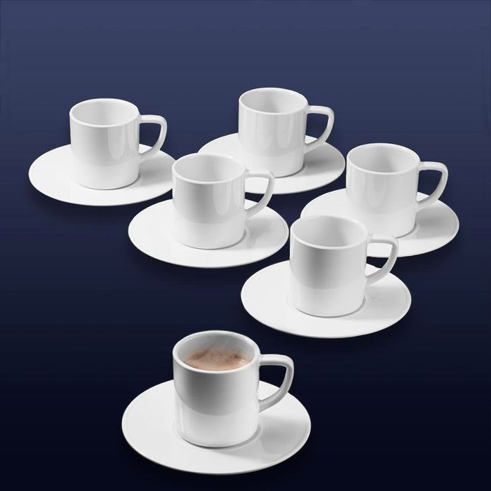 Platex Tasse Prestige Porcelaine / Noir