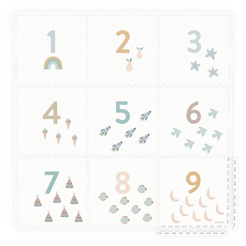 play & go EEVAA Numbers/Dots Tapis Puzzle