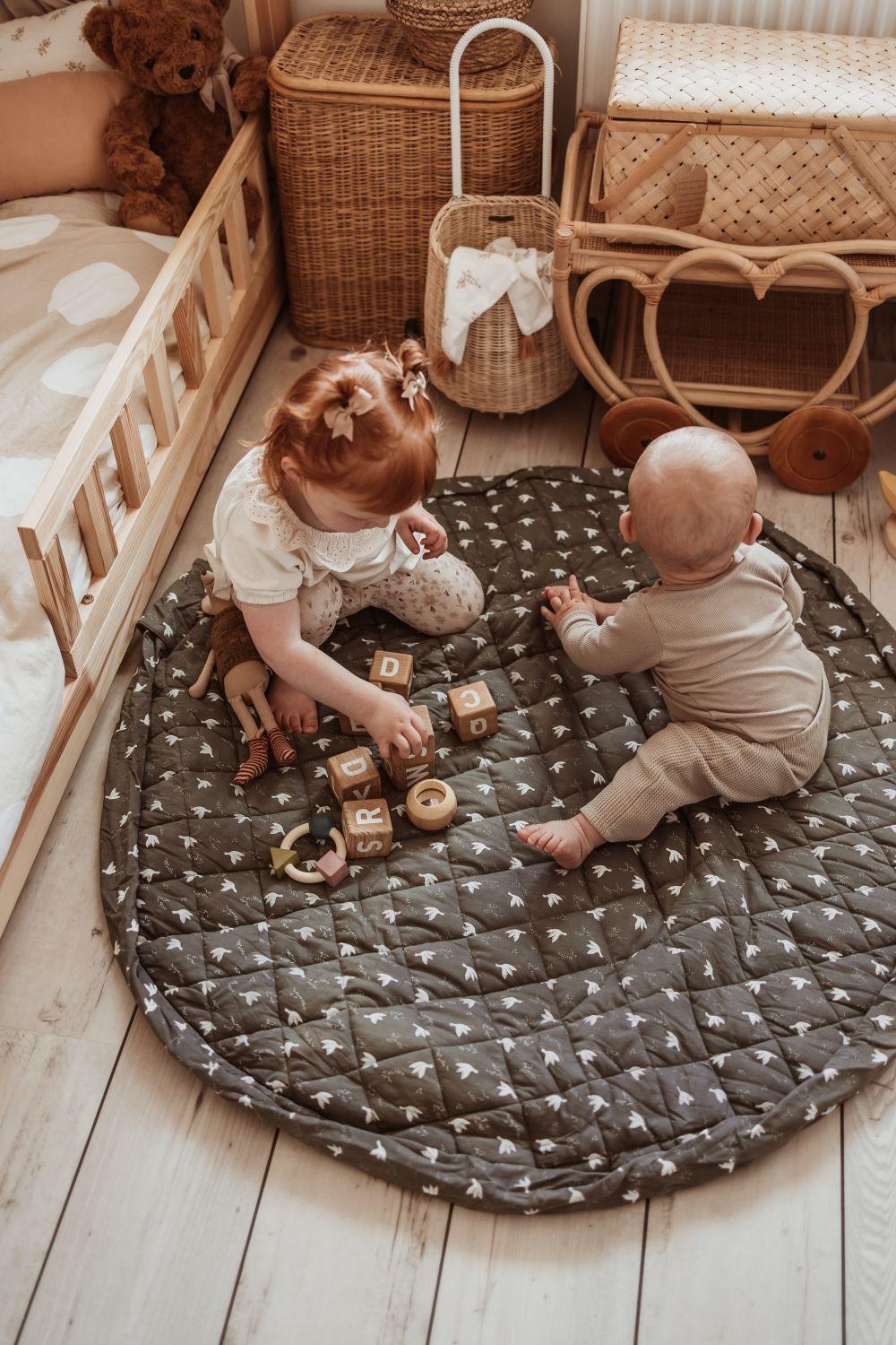 Play & Go Tapis D'éveil Coton Bio - Birds
