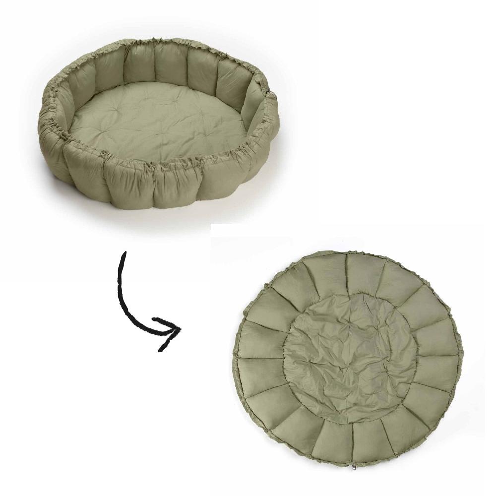 play & go Tapis d'éveil Coton Bio - Bloom Meadow Green