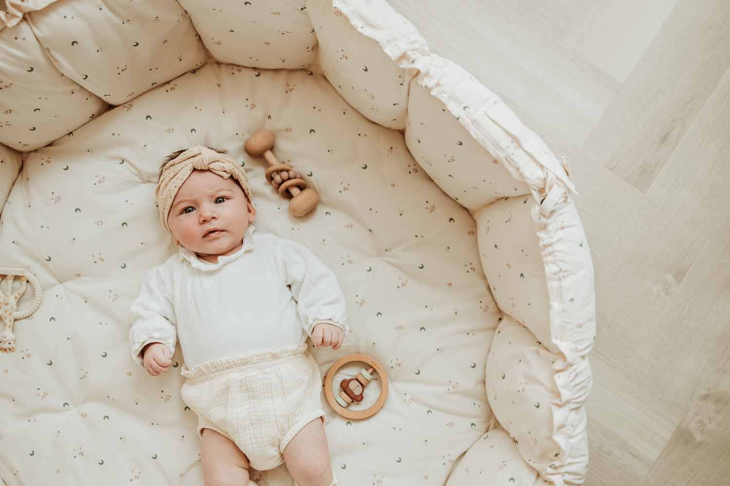 Play & Go Tapis D'éveil Coton Bio - Bloom Moon