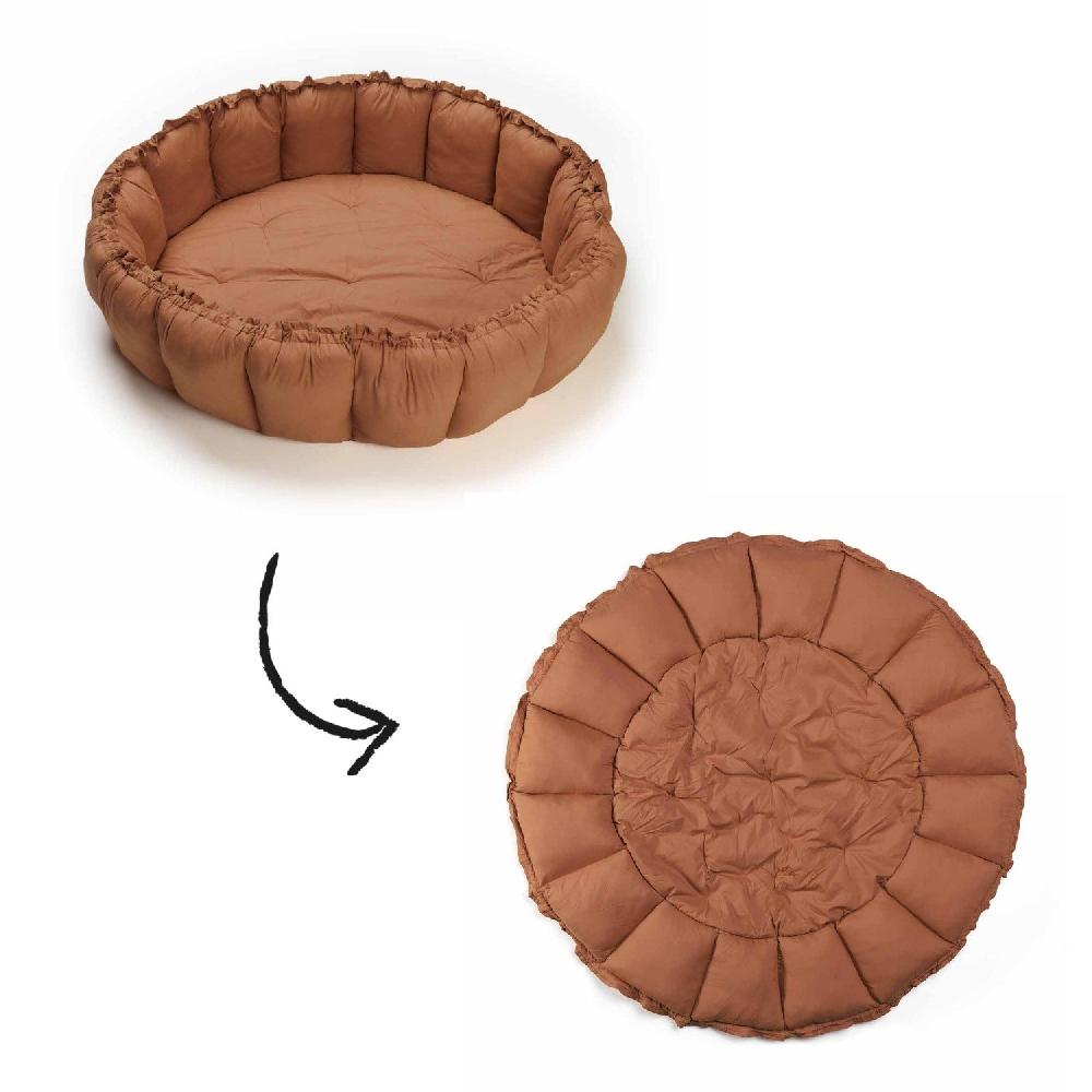 play & go Tapis d'éveil Coton Bio - Bloom Tawny Brown