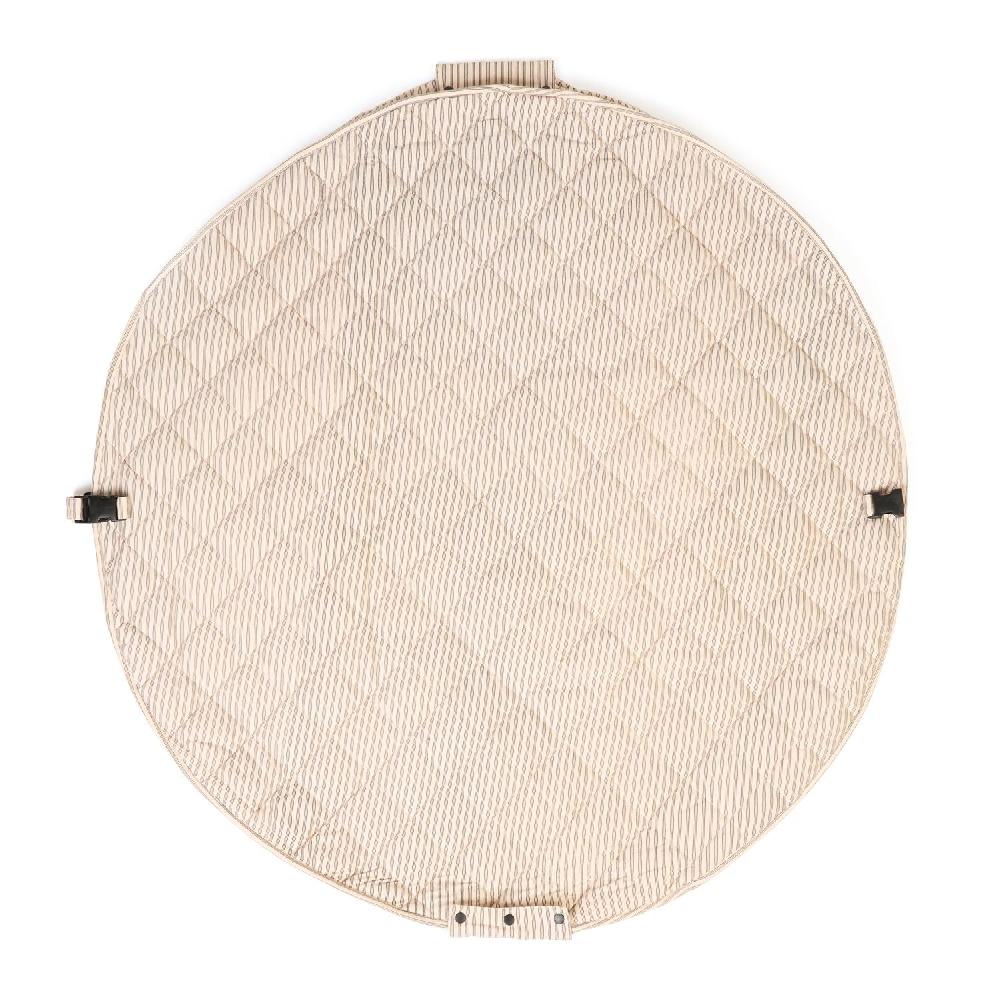 Play & Go Tapis D'éveil Coton Bio - Stripes Blue