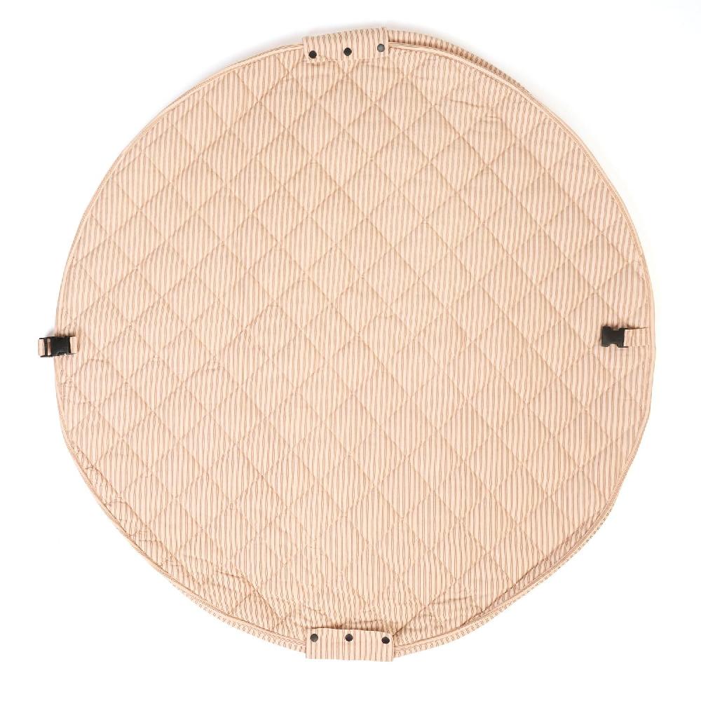 Play & Go Tapis D'éveil Coton Bio - Stripes Brown
